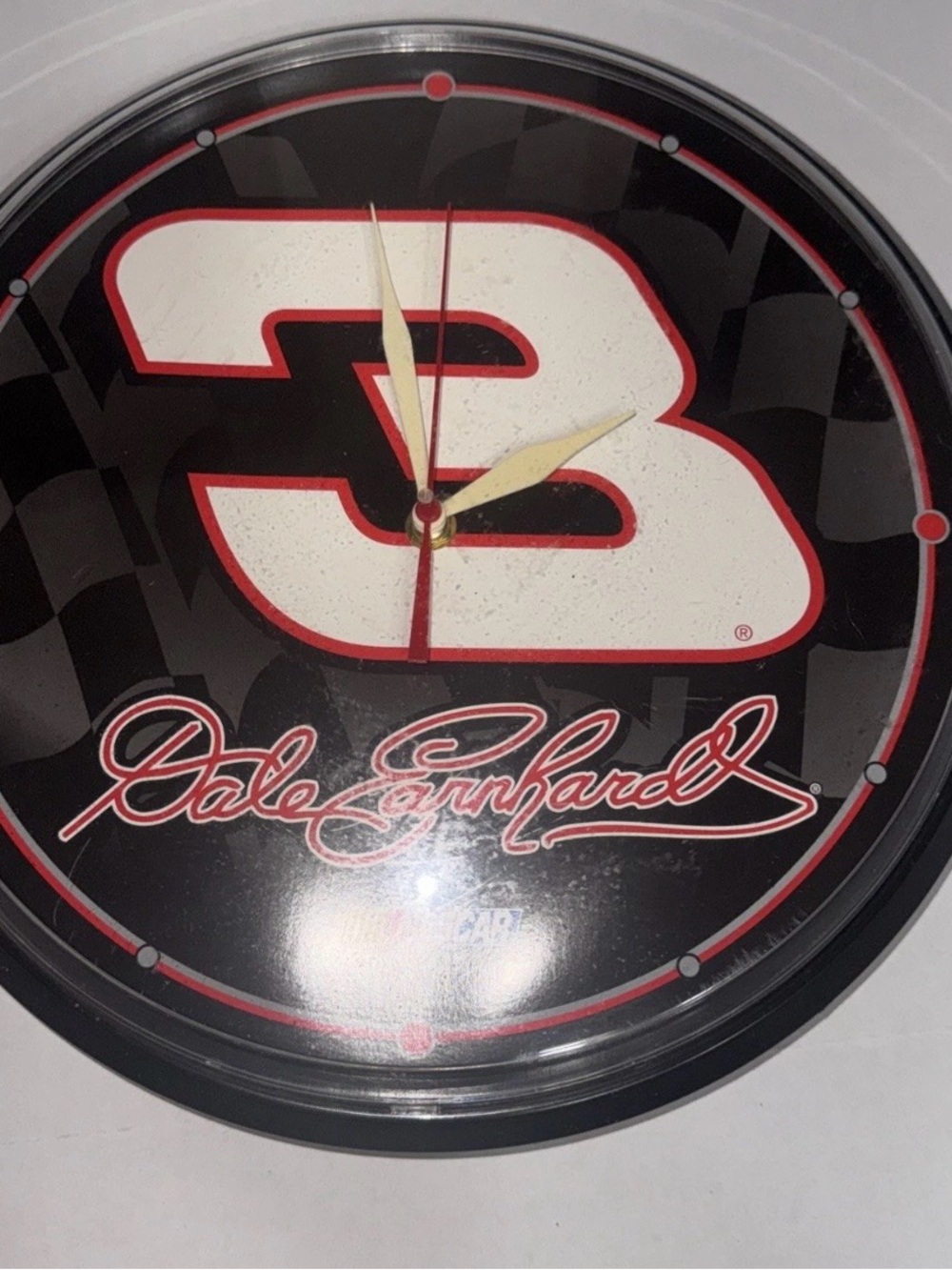 Vintage 2004 Dale Earnhardt Sr #3 NASCAR 12" Wall Clock Large Signature